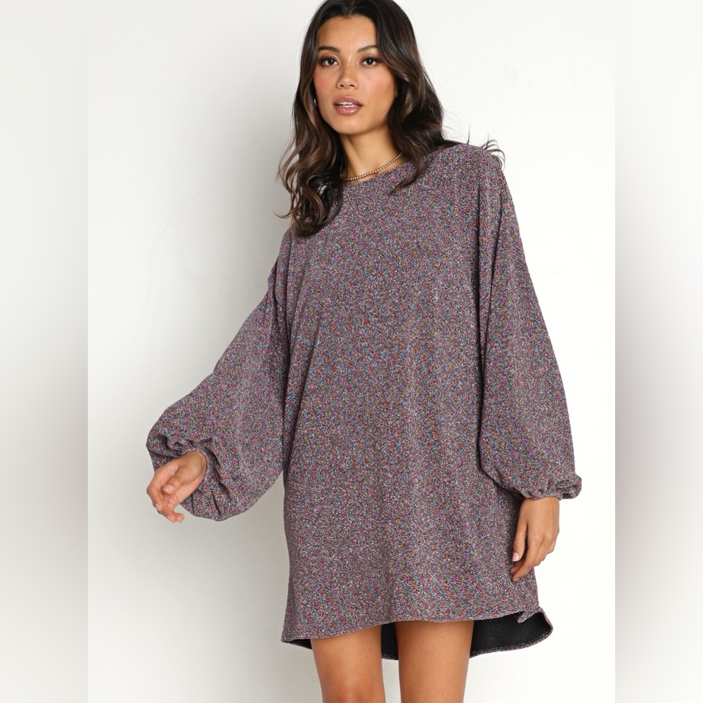 Show me your MuMu Sure Thing Mini Rainbow Shimmy Dress